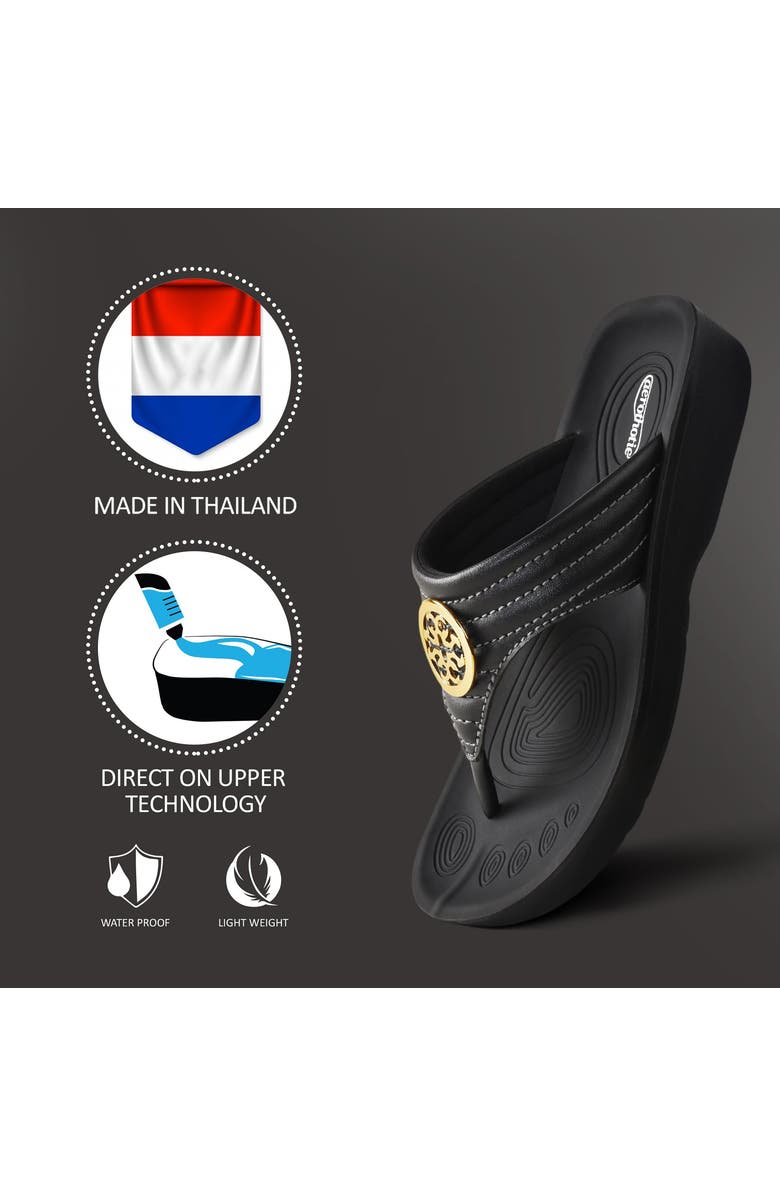 AEROTHOTIC Idelle Flip Flop Sandal, Alternate, color,