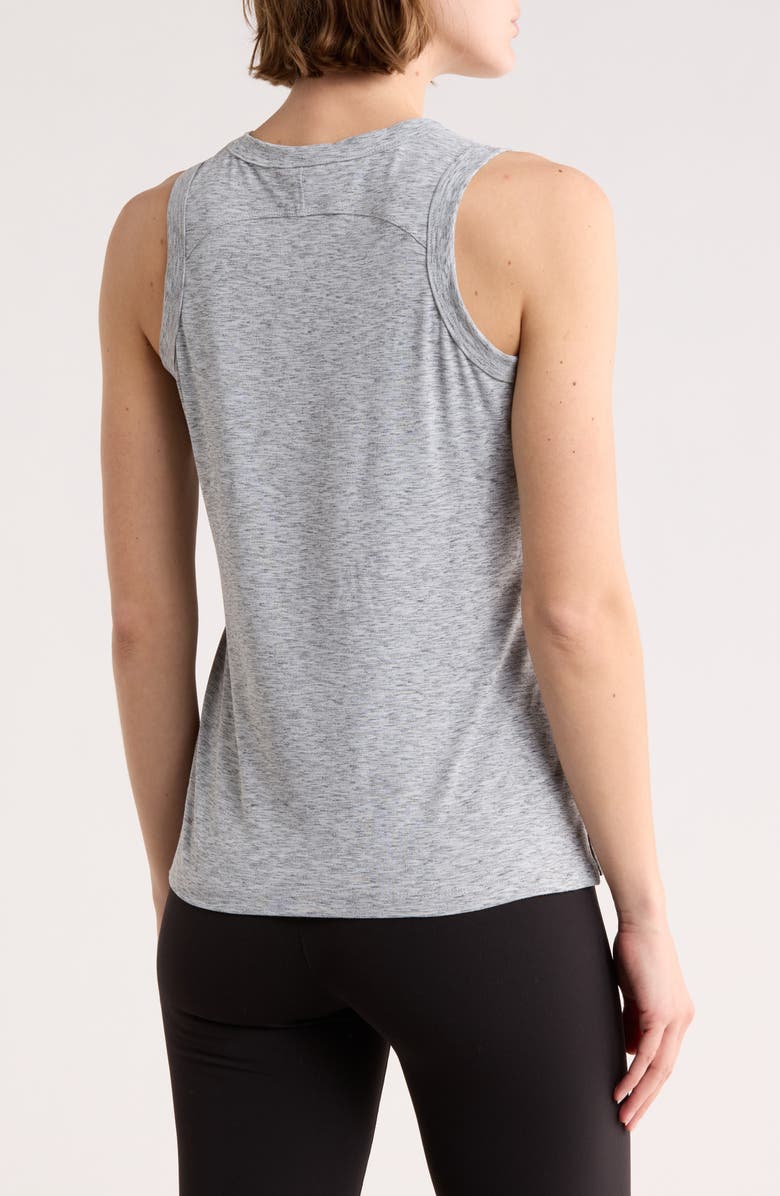 MARIKA Adriana Active Tank, Alternate, color, Heather Grey Black