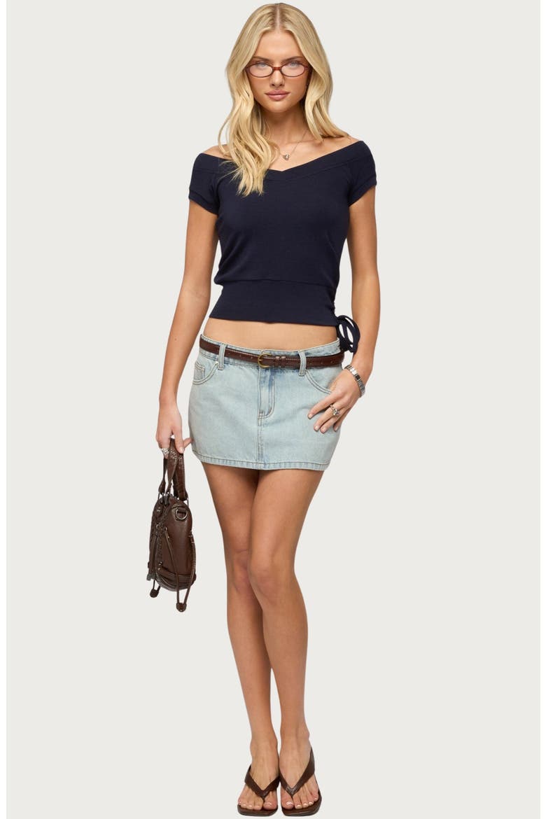 Marula Wide V-Neck Top, Alternate, color, NAVY