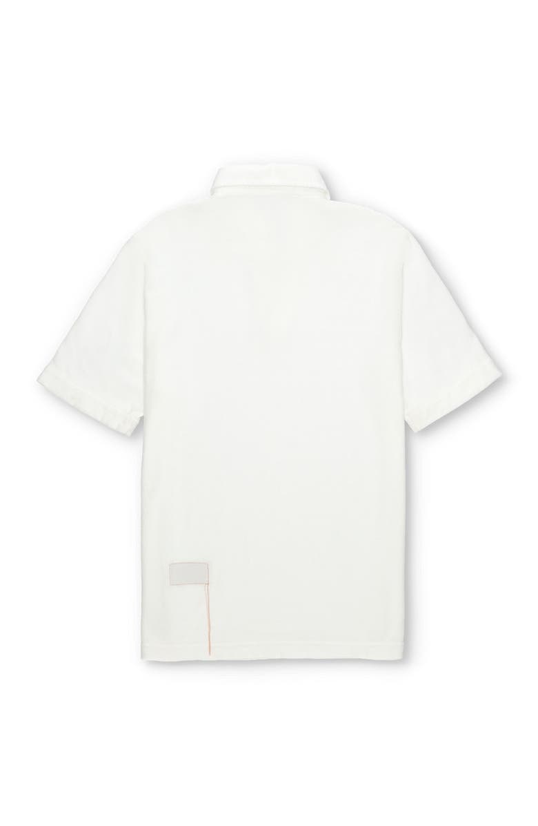 Fortela Sullivan Terry Cloth Jersey Polo, Alternate, color, Off White