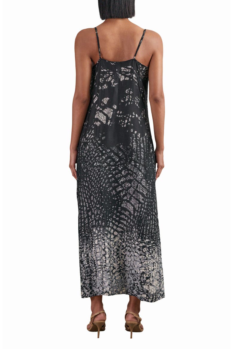 Lornie Print Maxi Slipdress, Alternate, color, NAVY