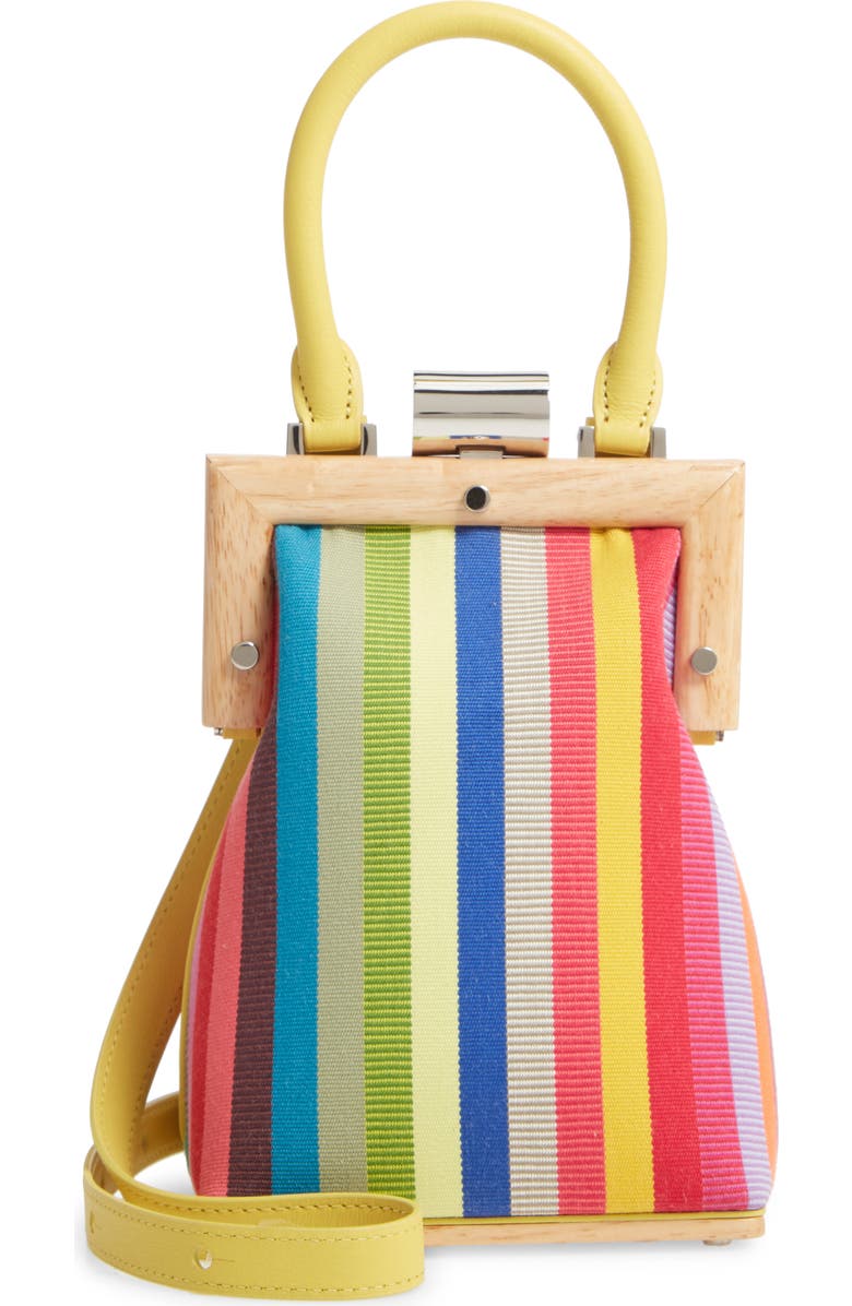 PERRIN Le Mini Leather Top Handle Bag, Main, color,