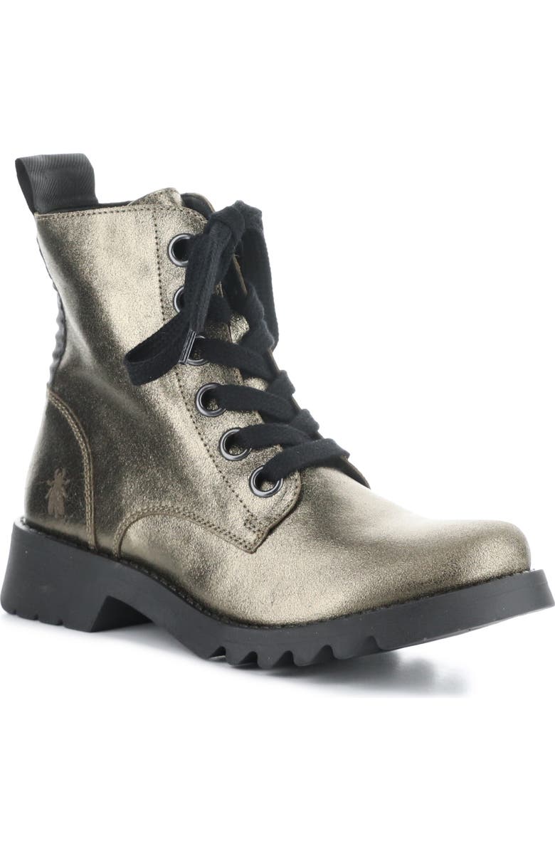 Fly London Ragi Combat Boot, Main, color, 040 Dk Gold Valley