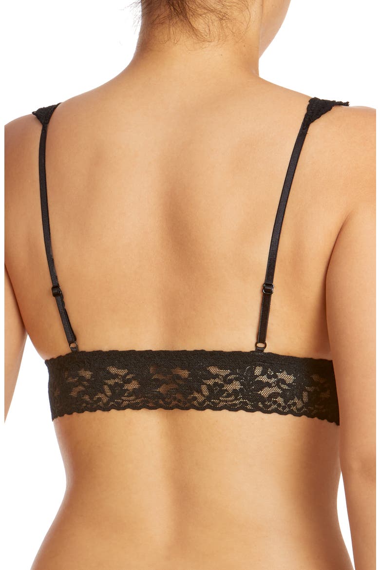 Signature Lace Bralette, Alternate, color, BLACK