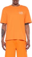 L/AB OFF-WHITE Diagonal Stripe Logo Graphic T-Shirt
