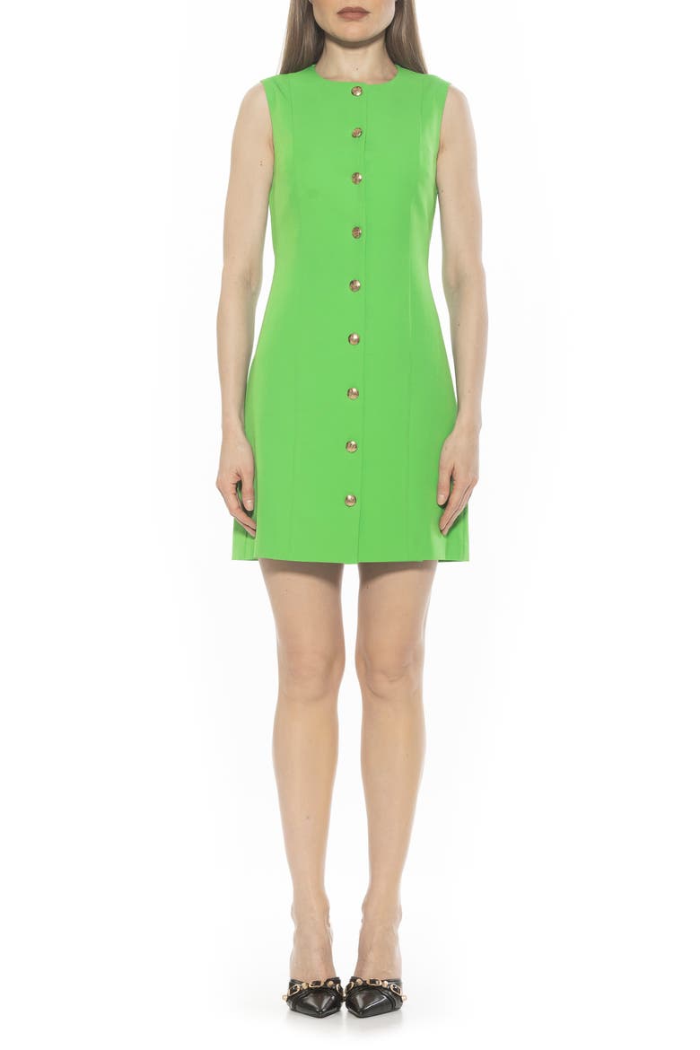Bridgette Vest Sheath Dress, Main, color, GREEN