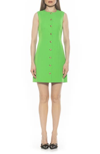 Alexia Admor Bridgette Vest Sheath Dress In Green