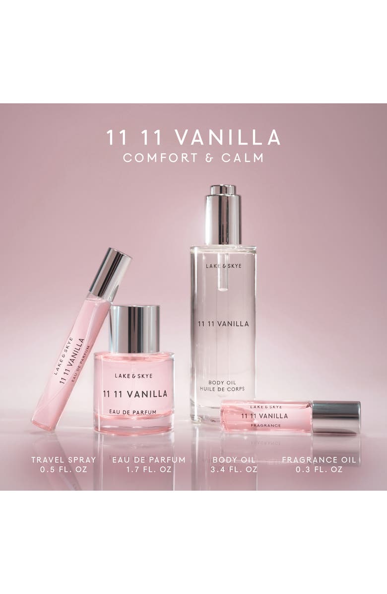 Lake & Skye 11 11 Vanilla Body Oil, Alternate, color,