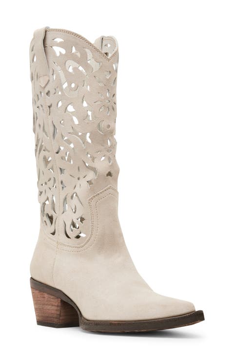 Albany Cutout Western Boot (Women) (Narrow Calf)