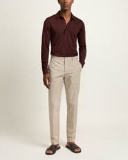 Orlebar Brown Ridley Lino Relaxed Fit Long Sleeve Shirt