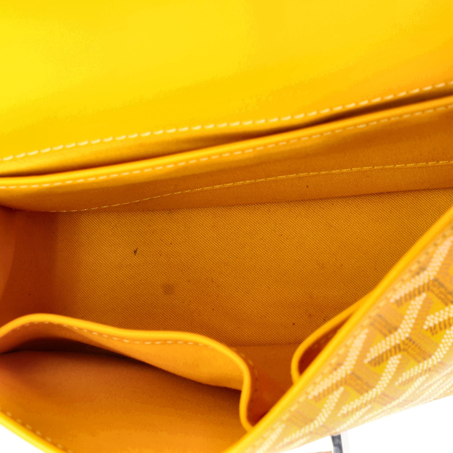 Pre-Owned Goyard Belvedere II Messenger Bag Coated Canvas PM, Alternate, color, Yellow
