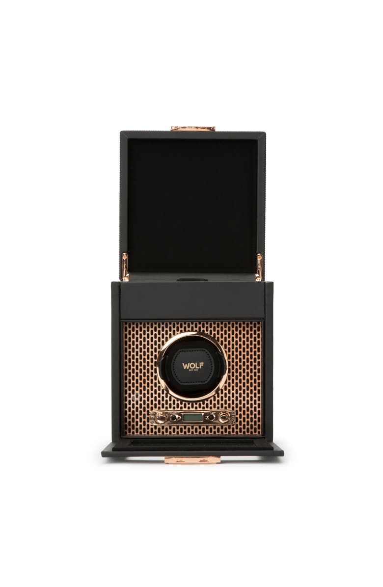 WOLF Axis Single Watch Winder with Storage, Alternate, color, Copper