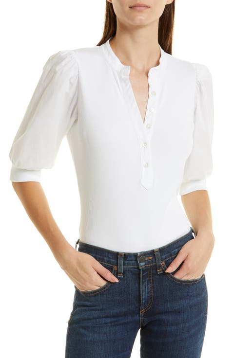 Coralee Front Button Blouse