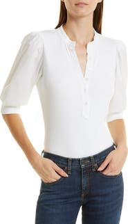 Veronica Beard Coralee Front Button Blouse