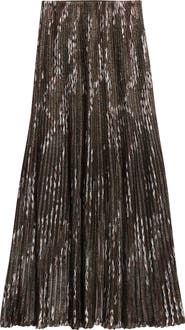 Missoni Metallic Jacquard Rib Knit Maxi Skirt | Nordstrom
