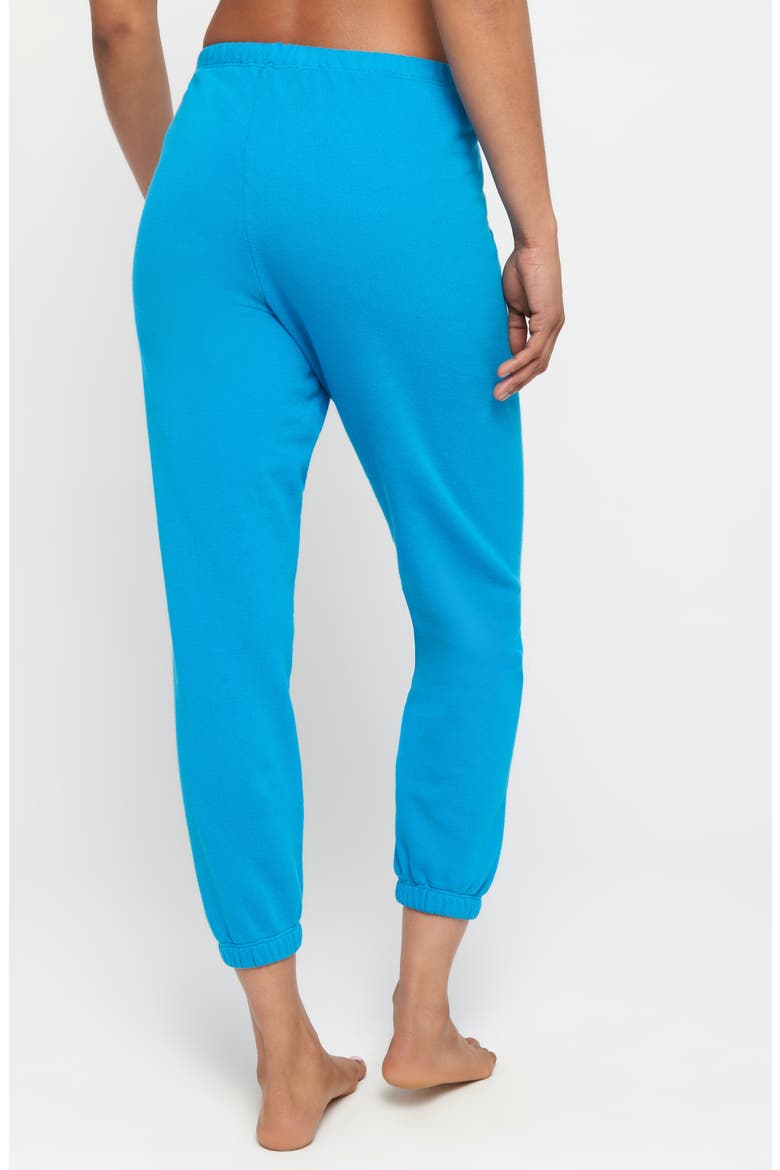 Hamsa Luna Cotton & Modal Sweatpants, Alternate, color, AZUL