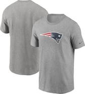 Nike Men's Nike Heathered Gray New England Patriots Primary Logo T-Shirt
