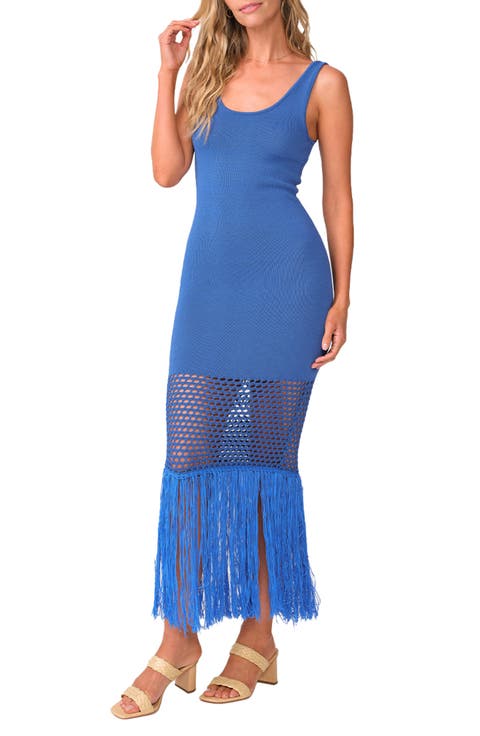 Claudia Fringe Cover-Up Dress