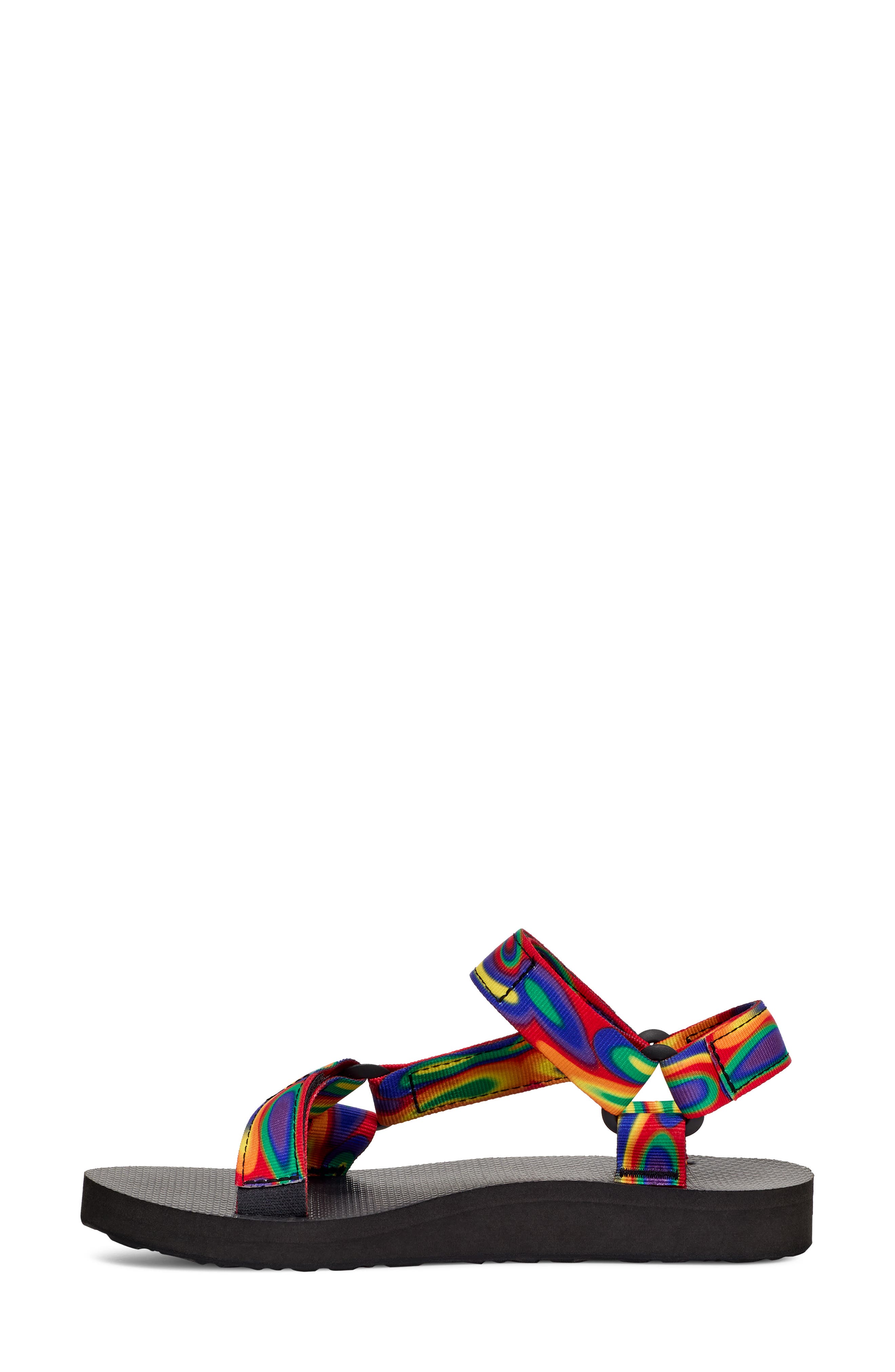 Teva Original Universal Rainbow Strap Sandal, Alternate, color, Galactic Multi