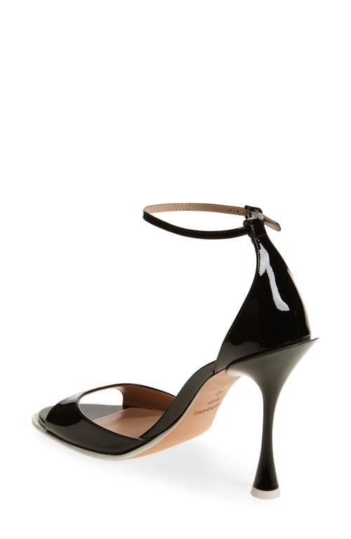 Betzábe Rita Ankle Strap Sandal In Black Patent
