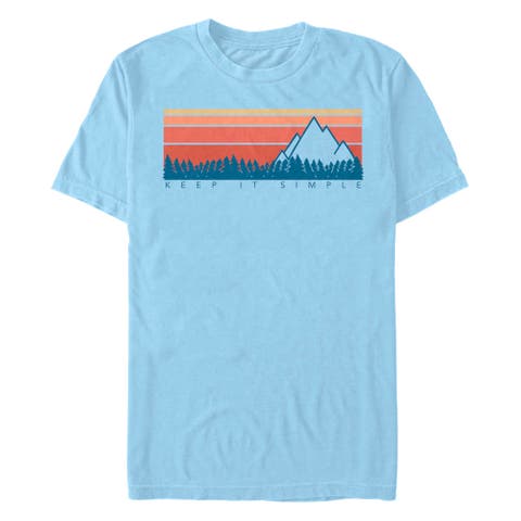 Men's Lost Gods Keep It Simple Retro  Graphic T-Shirt
