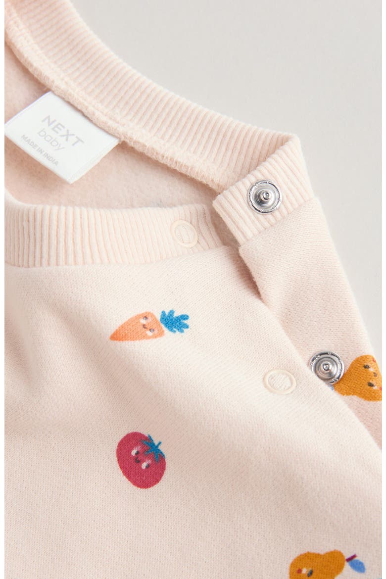 Kids' Veggie Print Sweater & Jogger Set, Alternate, color, NEUTRAL