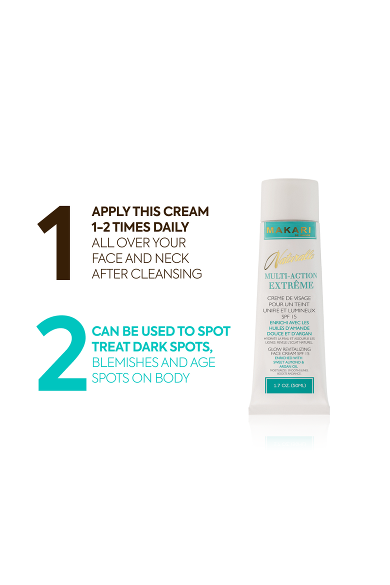 Naturalle Multi-Action Extreme Glow Revitalizing Face Cream SPF 15, Alternate, color, None
