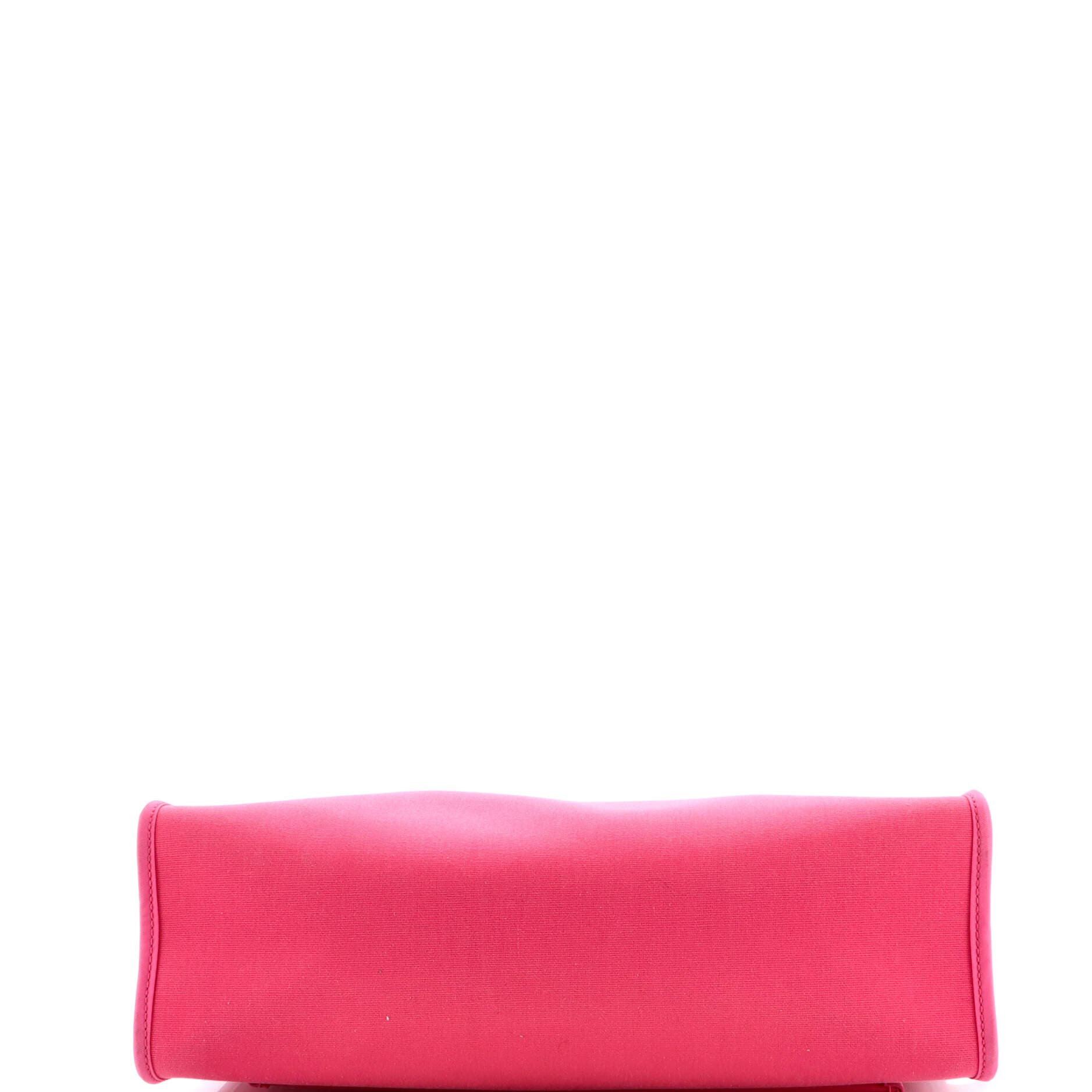 Pre-Owned Hermes Herbag Zip Leather and Toile 31, Alternate, color, Fuchsia