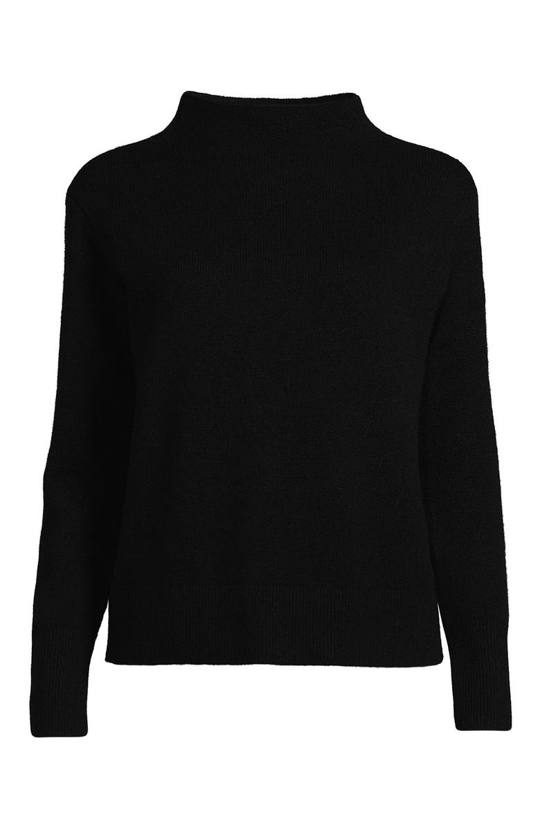 Lands' End Cashmere Funnel Neck Sweater, Alternate, color,