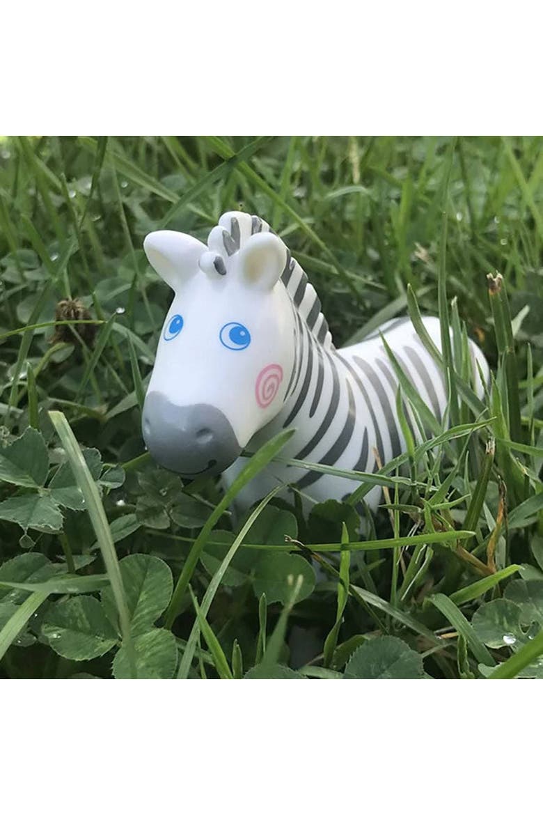 Little Friends Zebra - 4" Chunky Plastic Zoo Animal Toy Figure, Alternate, color, Multi