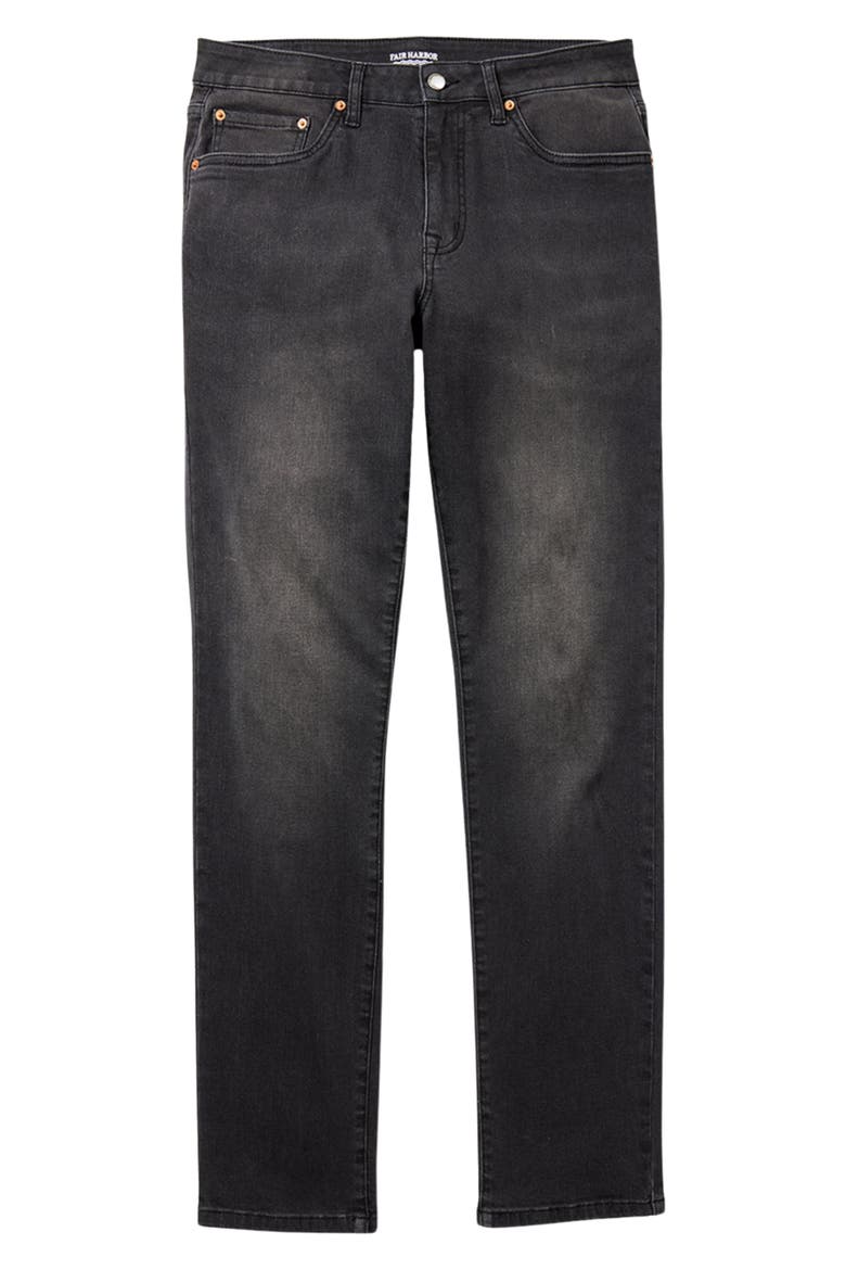 Driftwood Straight Leg Jeans, Alternate, color, BLACK WASH (025)