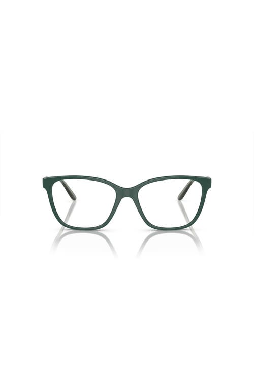 Vogue Eyewear 51mm Rectangle Optical Glasses In Green