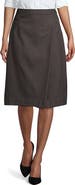 Lands' End School Uniform Solid A-line Skirt Below the Knee