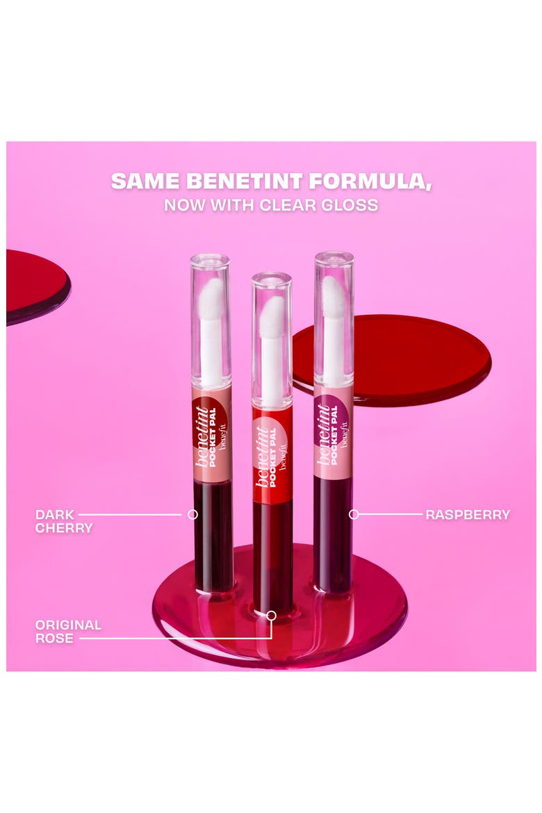 Benetint Pocket Pal Dual-Ended Longwear Lip Tint & Gloss, Alternate, color, DARK CHERRY