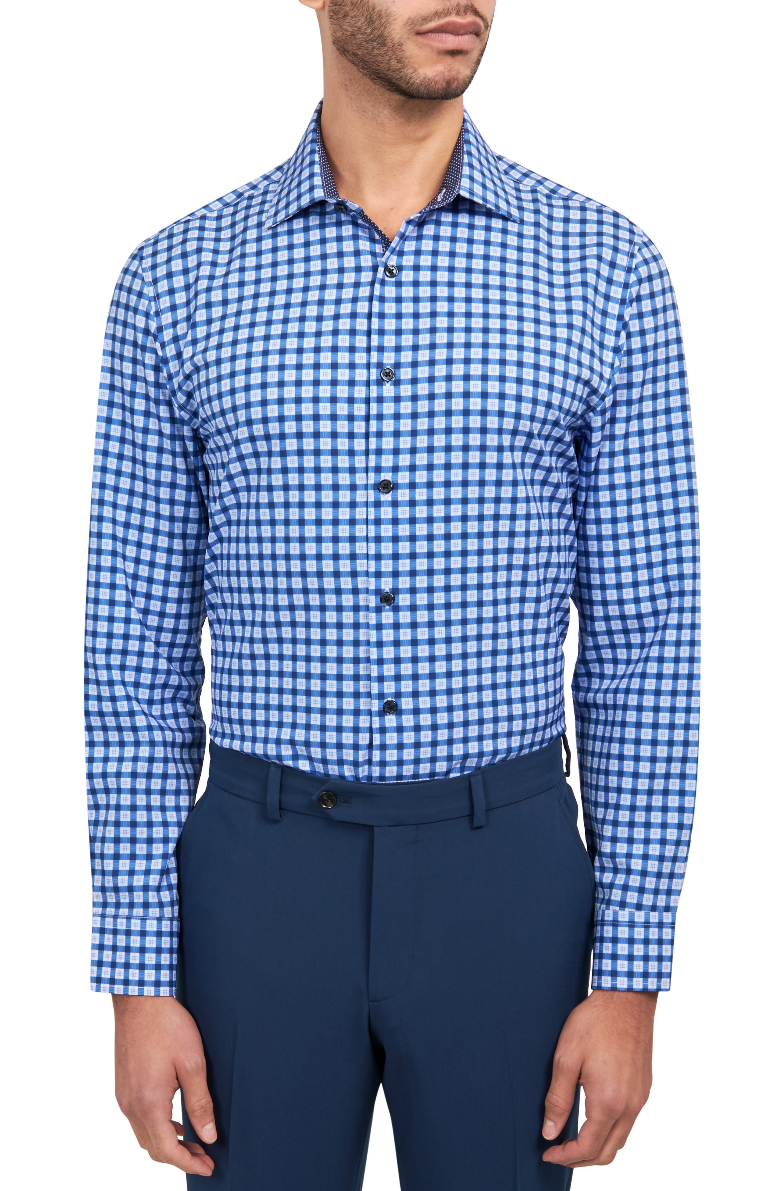 W.R.K Check Performance Dress Shirt