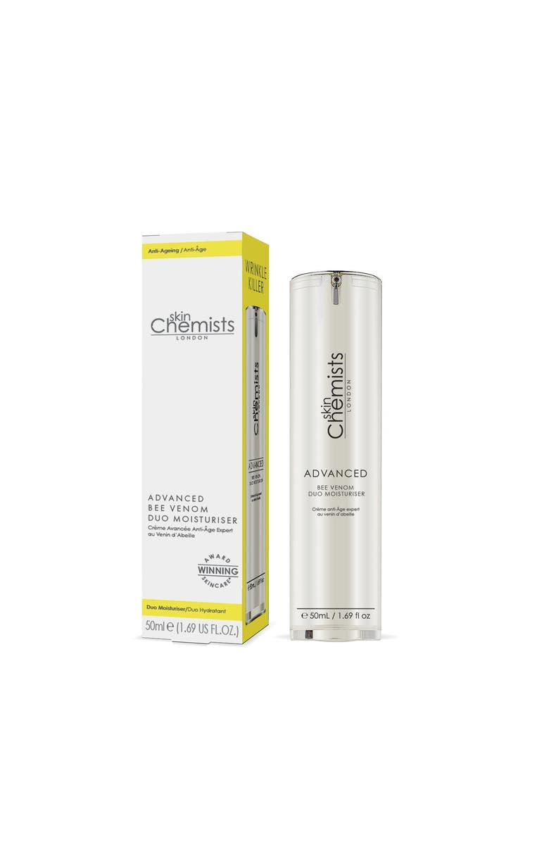 SKINCHEMISTS Advanced Bee Venom Duo Moisturiser 50ml Twin Value Savings Pack, Alternate, color, White