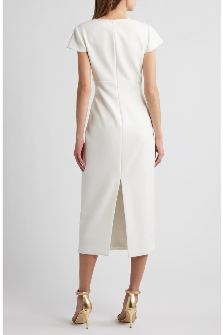 Brodie Cocktail Midi Dress, Alternate, color, WHITE