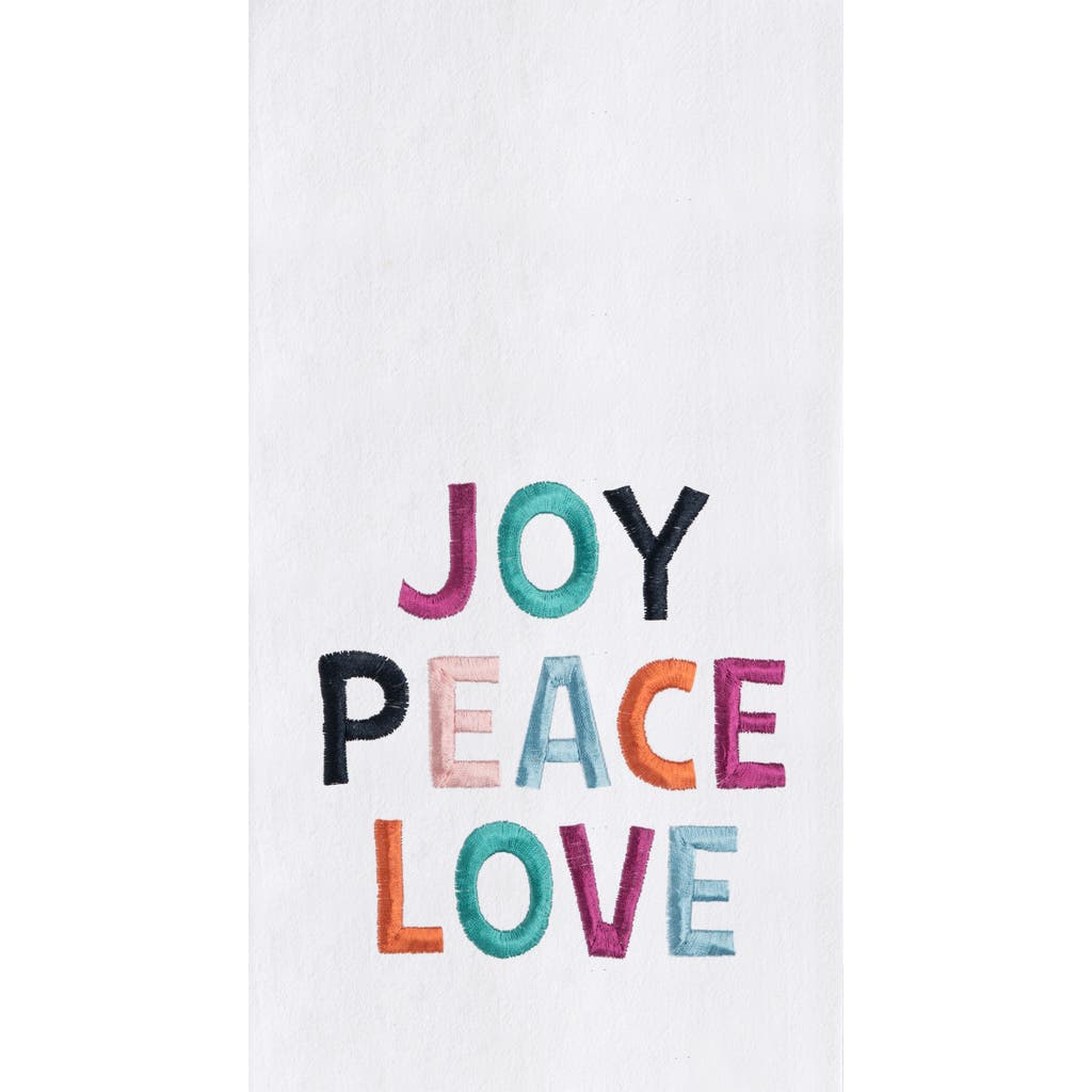 C & F Home C&f Home Joy. Peace. Love Towel In Multi