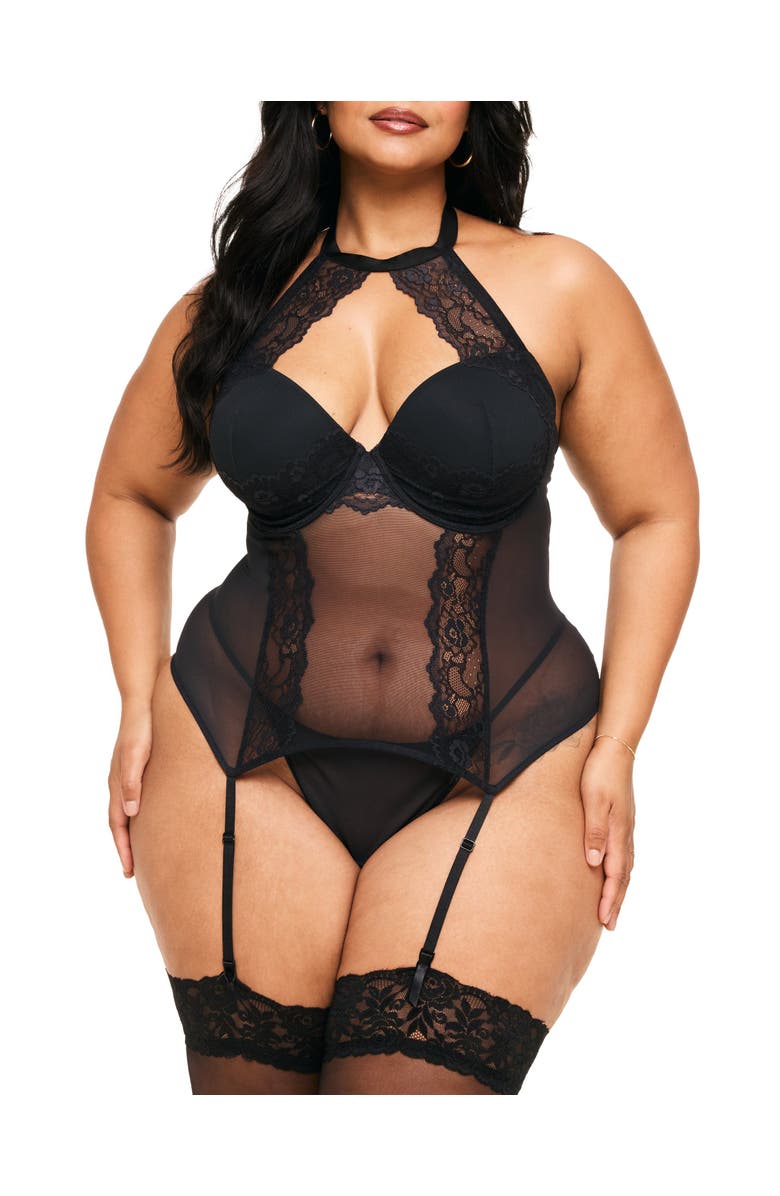 Adore Me Shelly Contour Plunge Bustier, Main, color, 