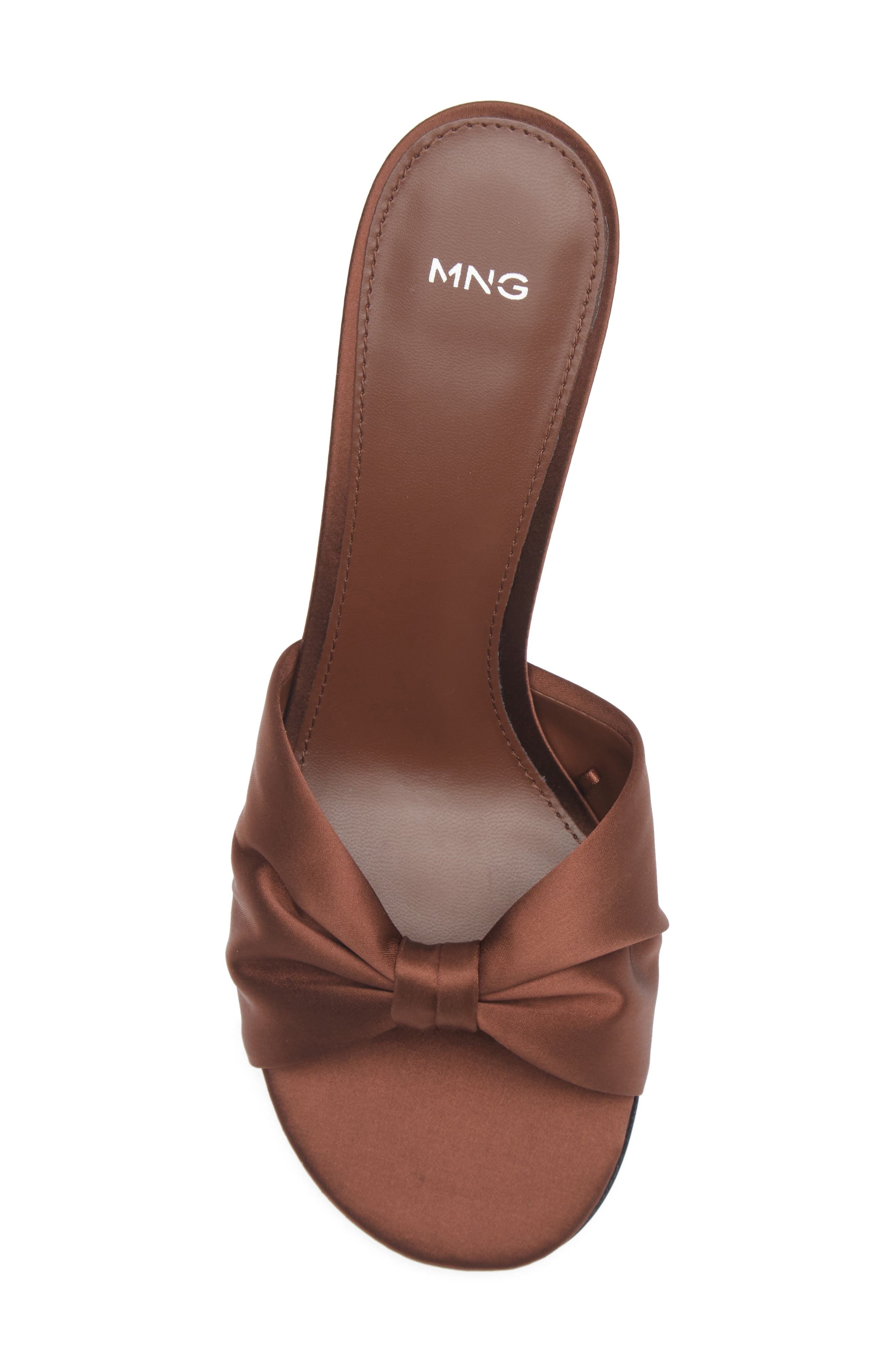 MANGO Lara Sandal, Alternate, color, Chocolate