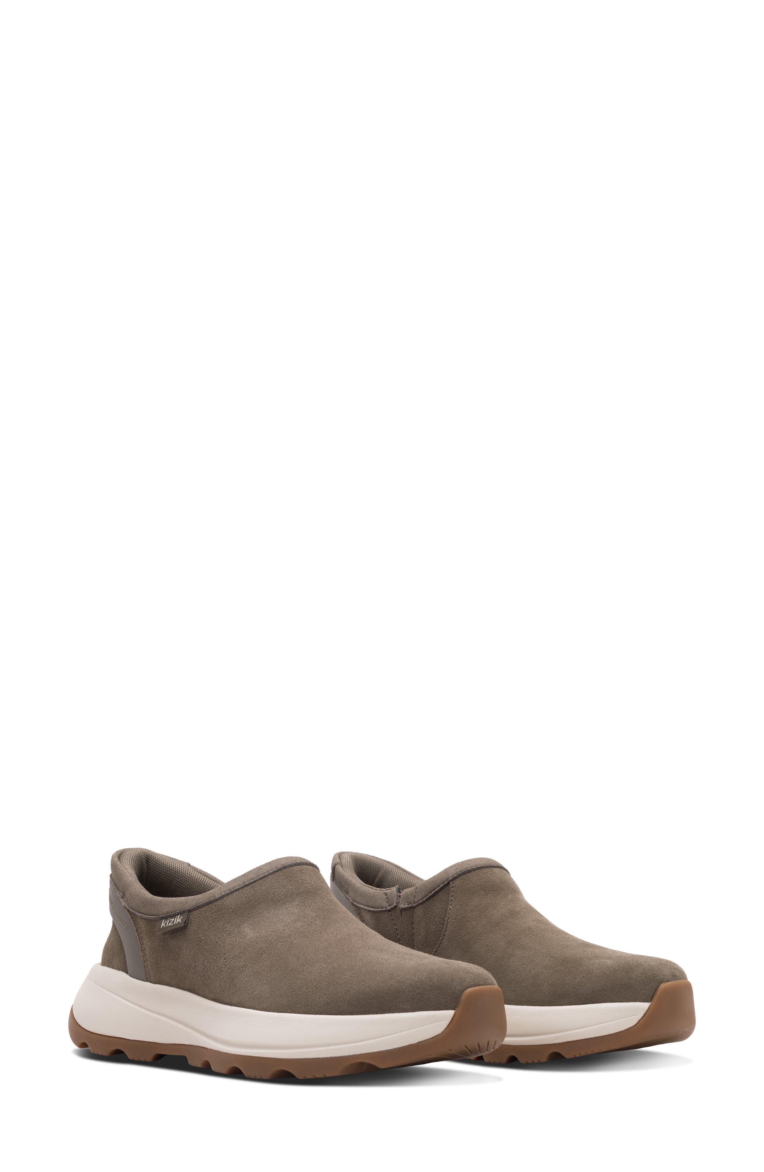 Juno 2 Moc Leather Slip On Sneaker, Main, color, SHITAKE/ FOG