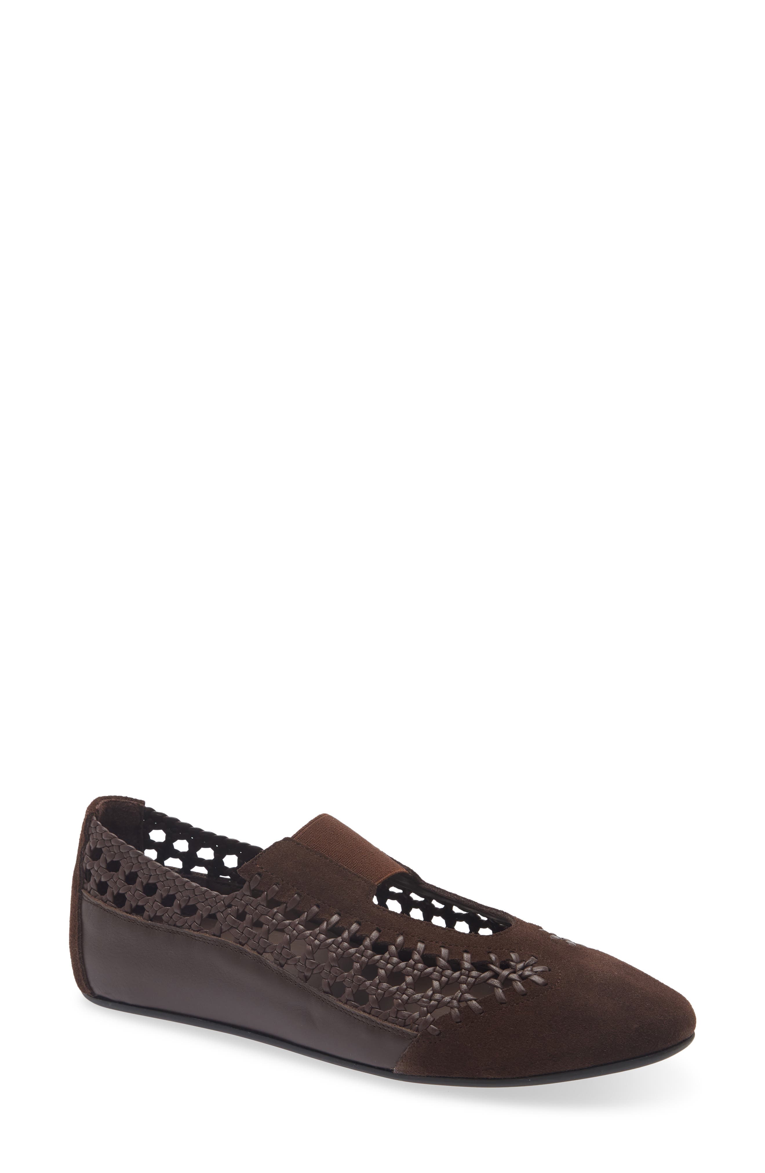 Sporty Woven Mary Jane Flat