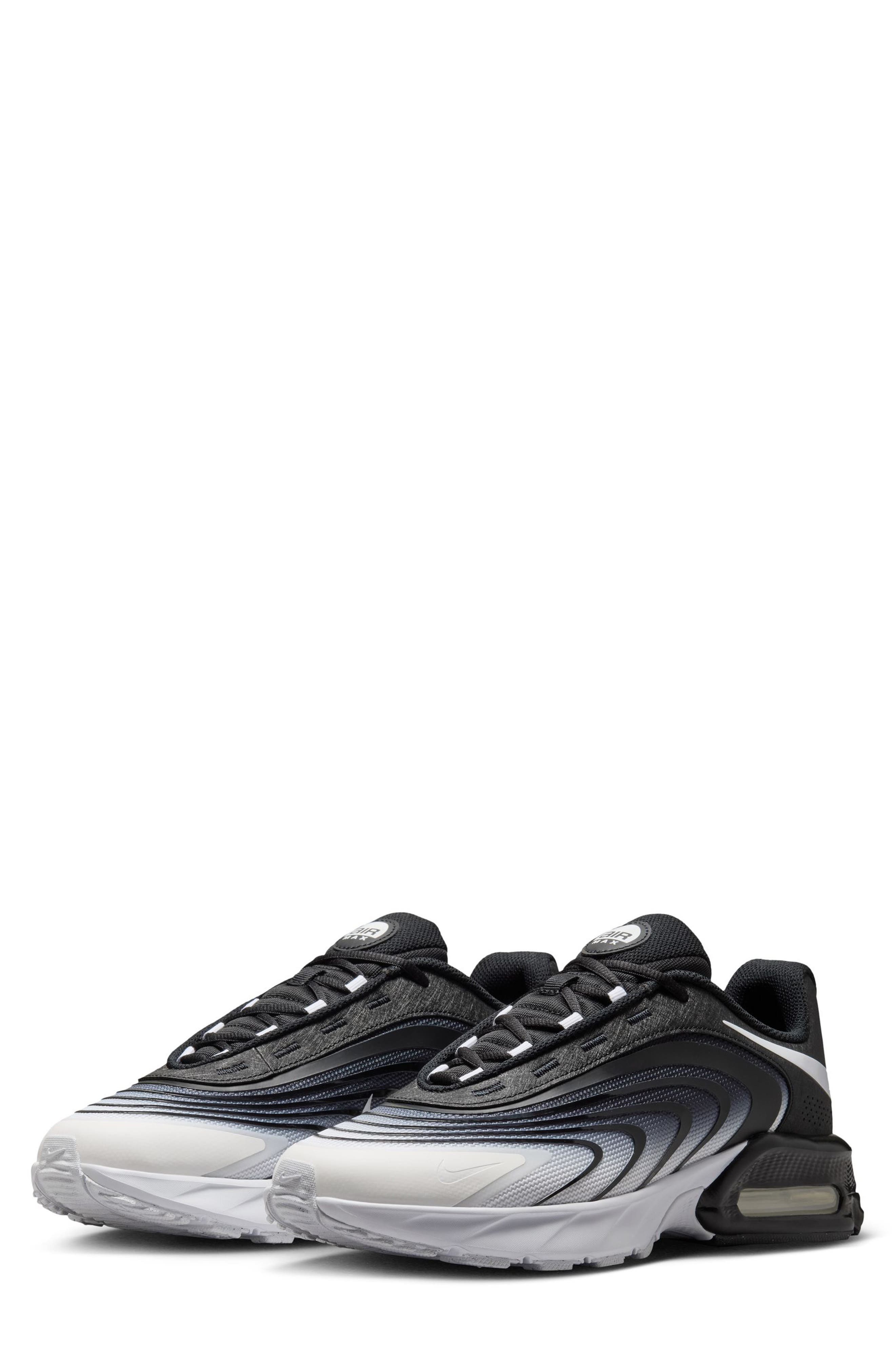 Air Max Fire Sneaker, Main, color, BLACK/ WHITE/ BLACK