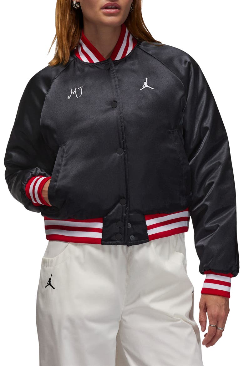 Varsity Jacket, Main, color, BLACK