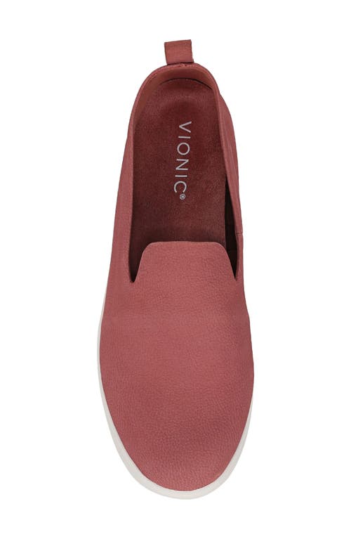 Vionic Uptown Willa Slip-on Sneaker In Burgundy