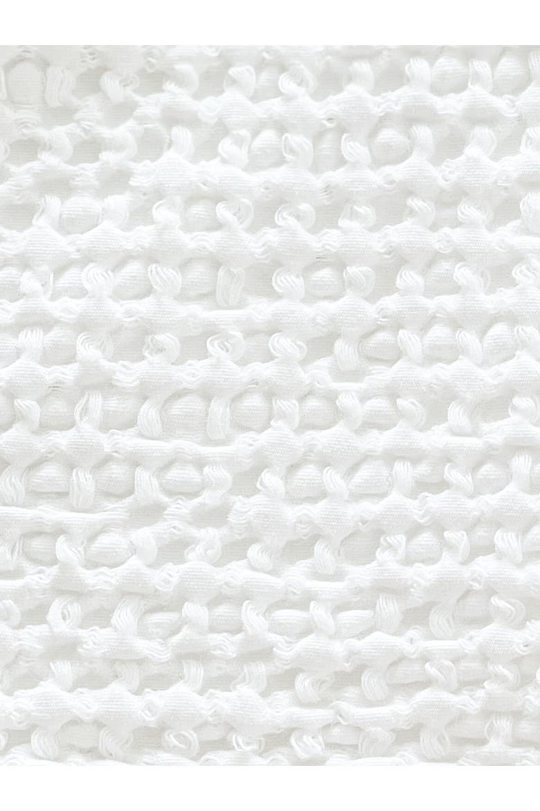 Cool Cotton Waffle Euro Pillow 26x26 Cover Only, Alternate, color, White