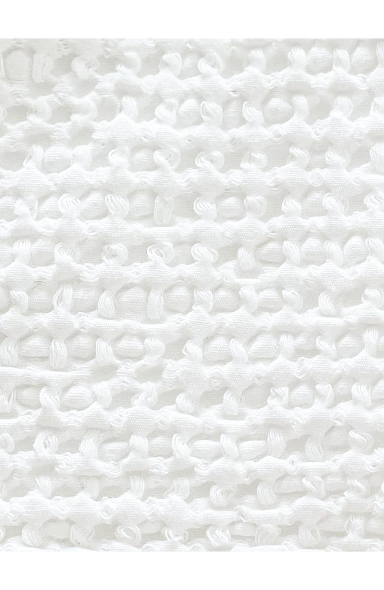 Anaya Cool Cotton Waffle Euro Pillow 26x26 Cover Only, Alternate, color, White