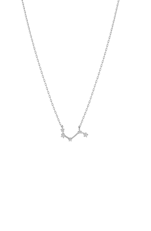 14k Gold Constellation Zodiac Necklace, 12 Zodiac Constellation Holiday Gift Idea