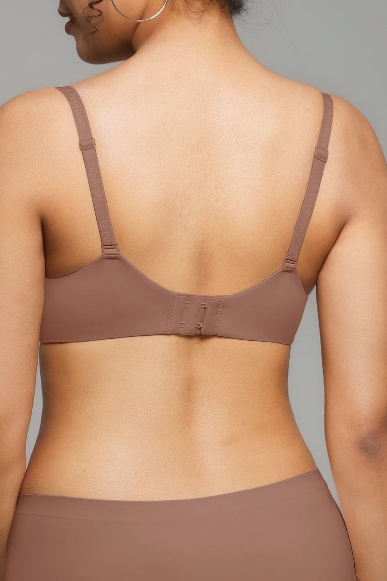 Balconette Underwire Push-Up Bra, Alternate, color, Latte