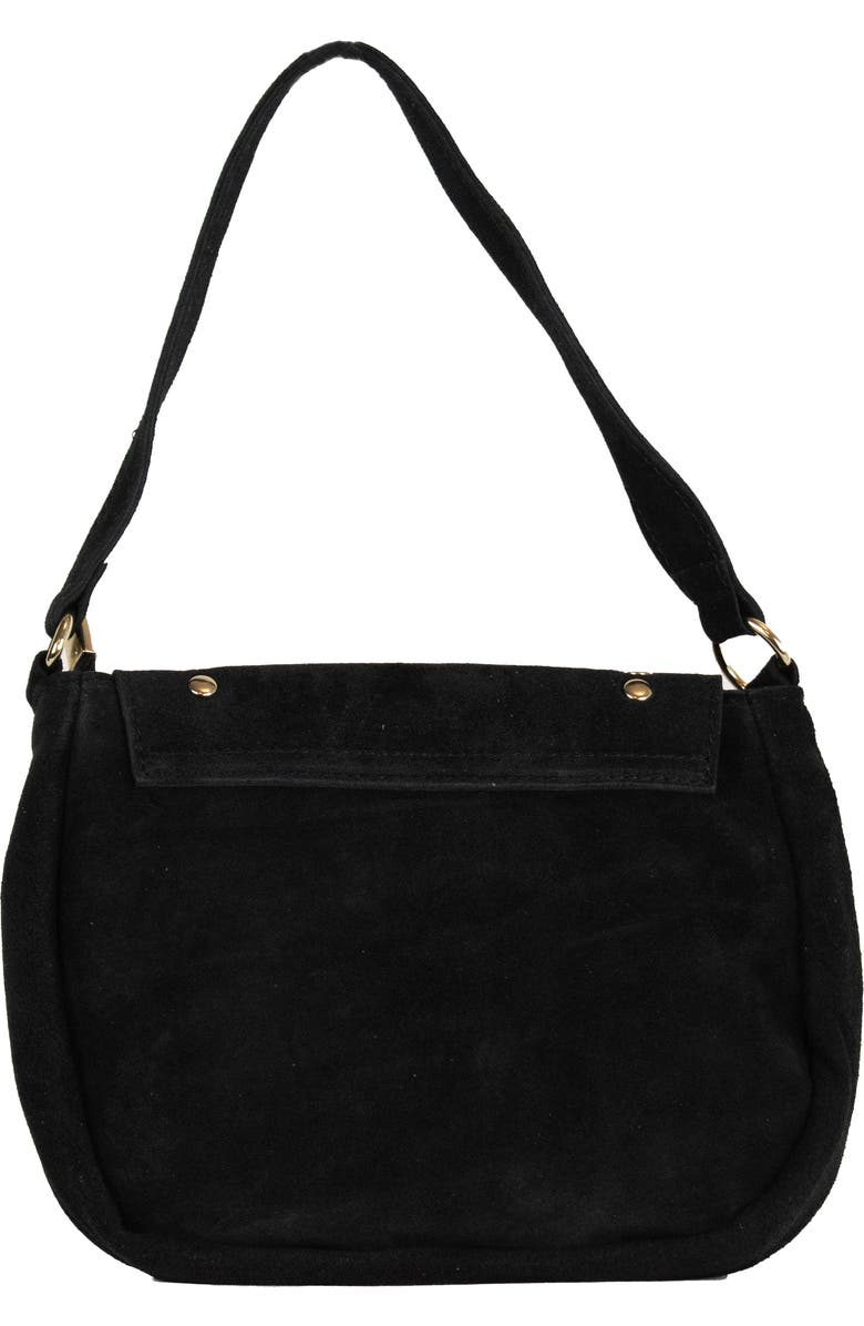 Persaman New York Studded Shoulder Bag, Alternate, color, Black